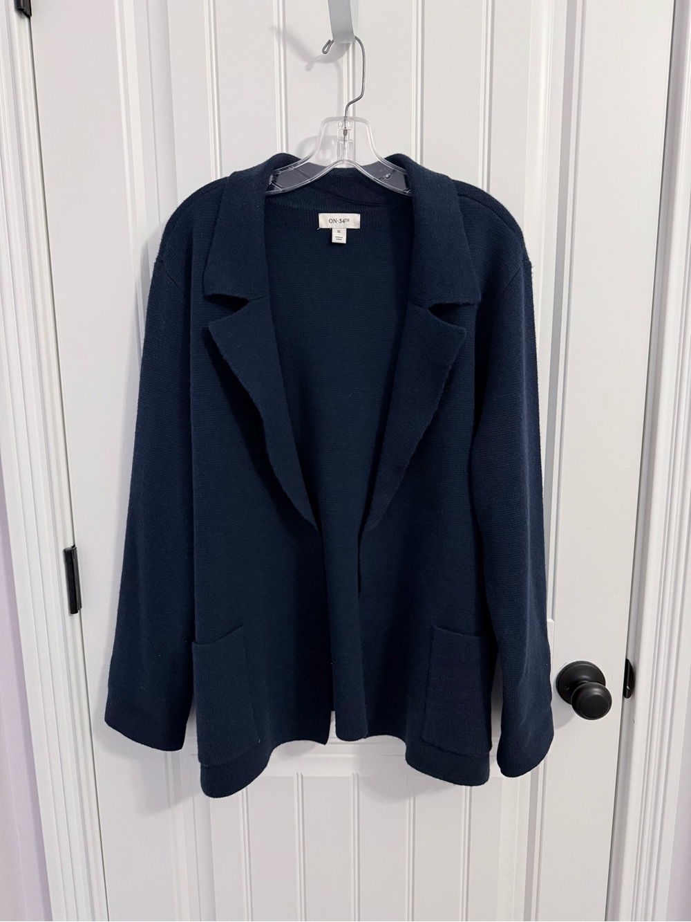 ON 34th Cardigan Navy Blue Sweater